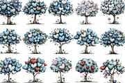 Whimsical Valentines Day Heart Tree, an Illustration by designcity5 (Thumbnail 2 of 5)