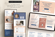 Author Website Canva Template, a Landing Page Template by Creatif Foundry (Thumbnail 3 of 9)