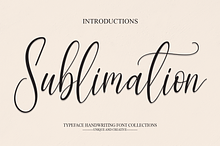 Sublimation | Script Font
