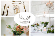 25 premade logo designs, a Branding & Logo Template by Cozy pattern shop (Thumbnail 6 of 7)