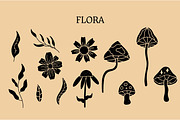 Black Celestial Clipart Set 2, an Object Illustration by Ginny and Sam (Thumbnail 4 of 15)