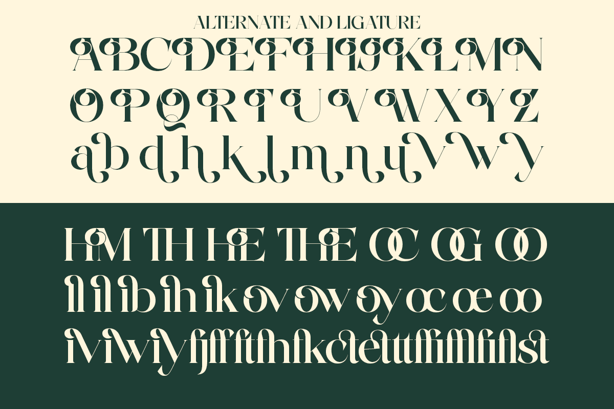 Qorvella - Modern Elegant Luxury, a Serif Font by Qweera Studio (Photo 11 of 12)