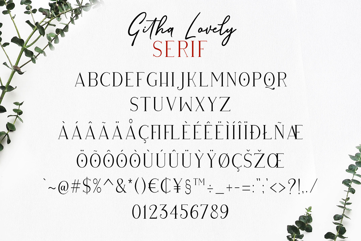 Githa Lovely | Font Duo, a Script Font by Jhoel Design (Photo 13 of 14)
