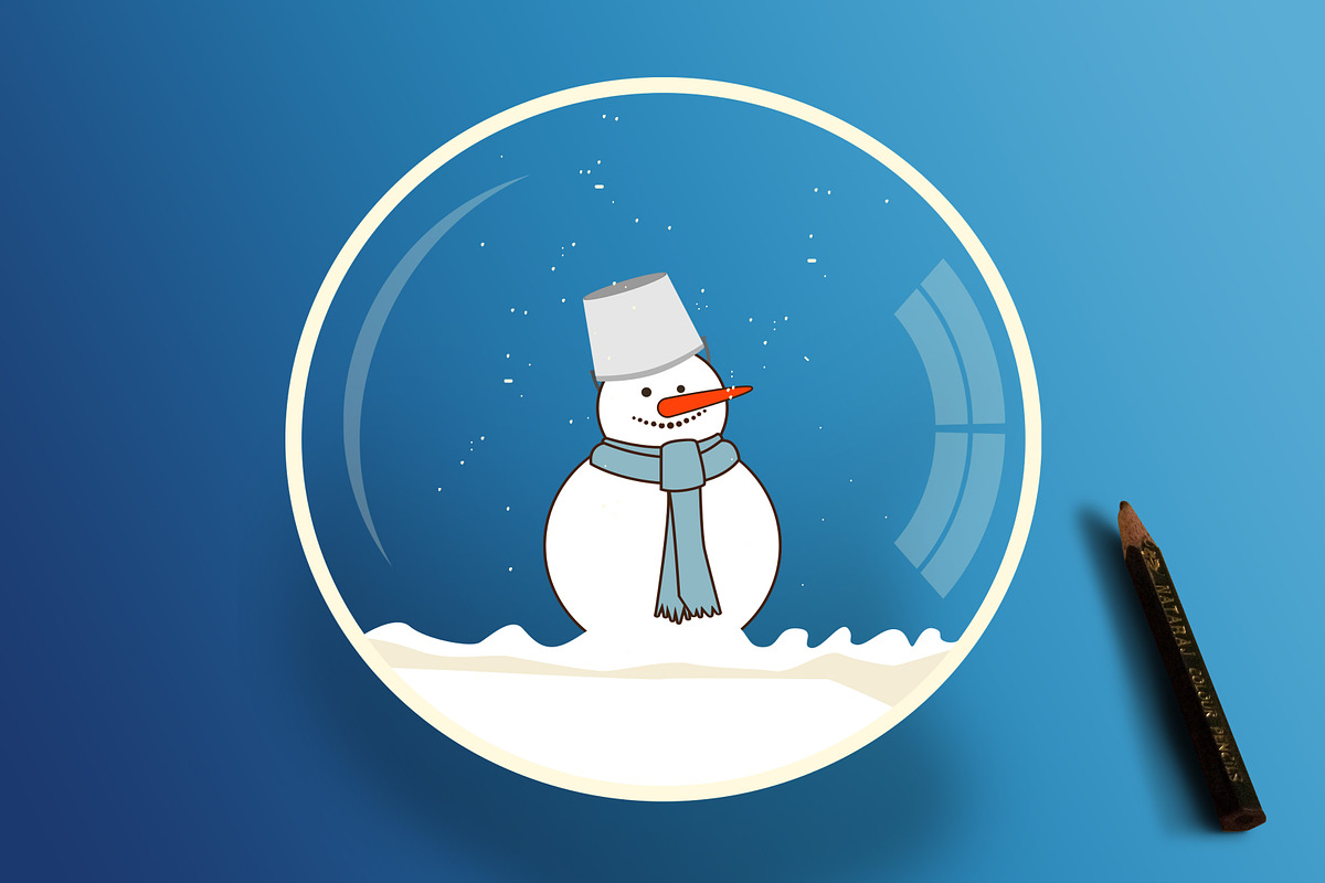 SET Snow globe - Christmas toy, a Decorative Illustration by pashigorov (Photo 5 of 12)