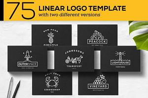 75 Linear Logo Templates