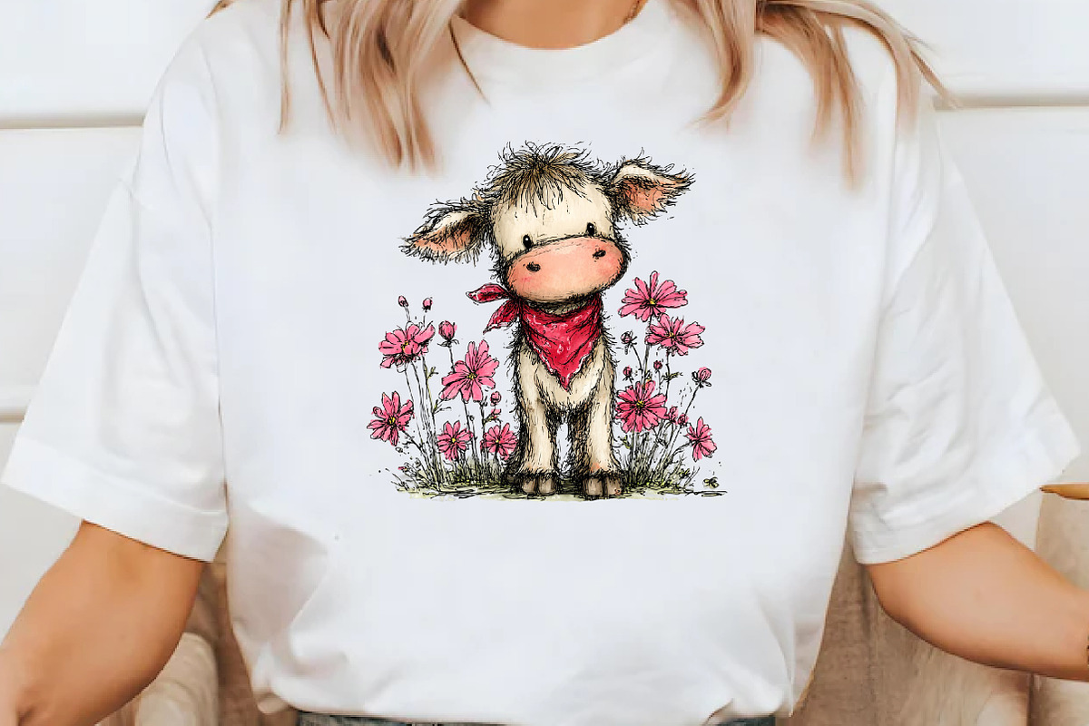 Whimsical floral western clipart, an Illustration by Designworld (Photo 6 of 8)