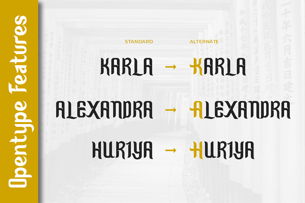 Khalifah Stylish Display, a Font by muljanes (Photo 6 of 8)