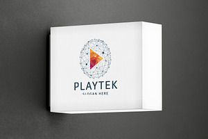 Colorful Play Symbol Logo Template, a Branding & Logo Template by Design_Planet