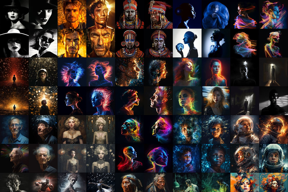310 Midjourney Portrait Prompts, a Person Illustration by Sevenstyles (Photo 7 of 10)