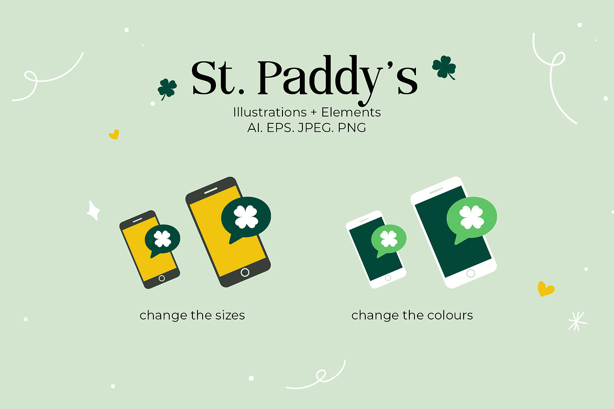 Hand Drawn St. Paddy's Bundle, an Illustration by After Hours Creative (Photo 5 of 5)