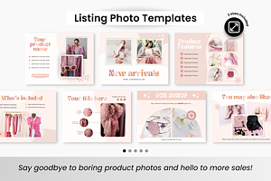 Etsy Shop Templates Bundle Kit