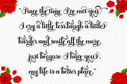 Melyndra Script, a Script Font by Has_rizal (Thumbnail 4 of 10)