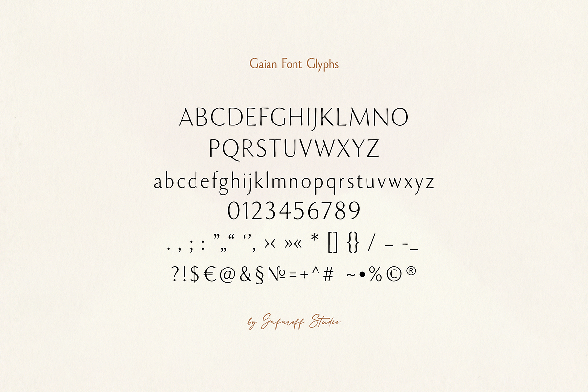 Gaian Font, a Handwritten Font by gafaroff studio (Photo 6 of 6)