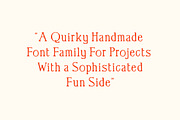 Quarterly - Quirky Handwritten Font, a Serif Font by Tom Chalky (Thumbnail 7 of 10)