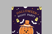 Halloween Night Party, a Flyer Template by MightyDesign (Thumbnail 4 of 8)