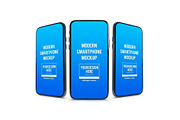 Smartphone Mockup Template Set, an Android Mockup by DesignRushMarket (Thumbnail 4 of 11)