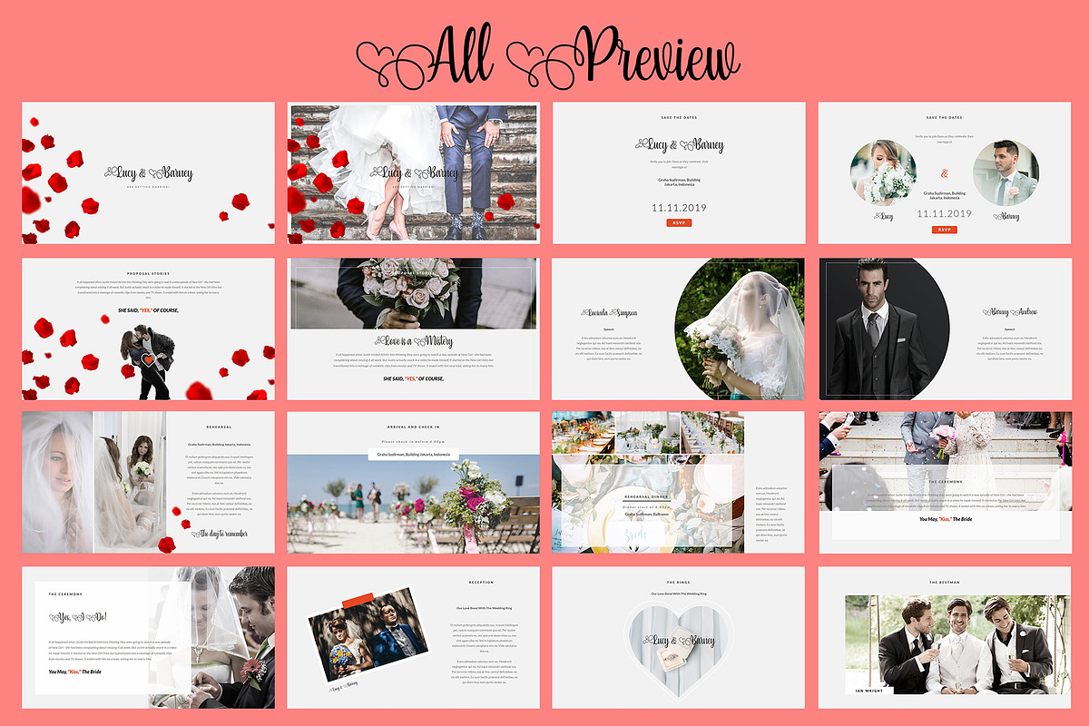 Wedding Keynote Presentation, a Presentation Template by Giant Design (Photo 5 of 6)