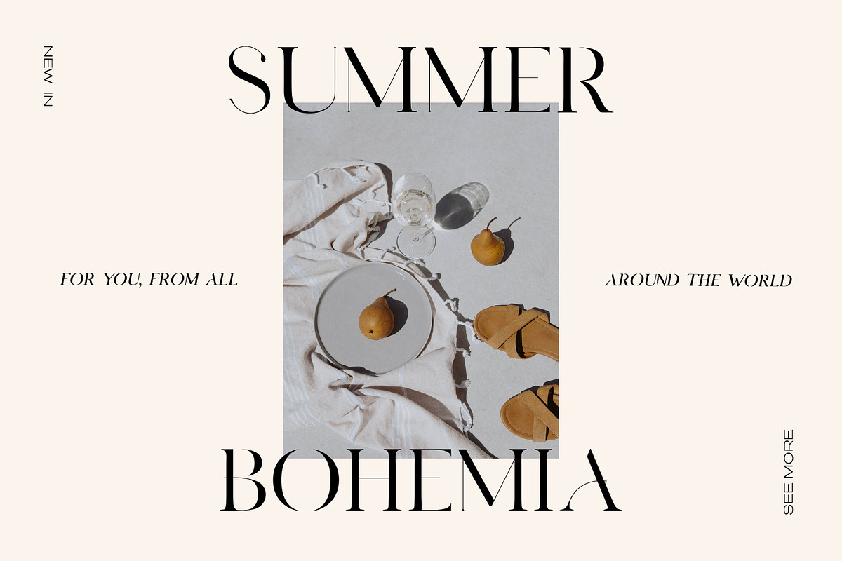 Adore Modern Serif Font, a Serif Font by elvinova (Photo 5 of 10)