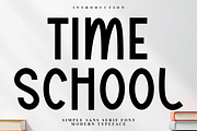 Time School, a Script Font by FreshTypeINK (Thumbnail 1 of 7)