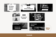 Fitness Social Media Template Bundle, a Social Media Template by January Made Design (Thumbnail 4 of 7)