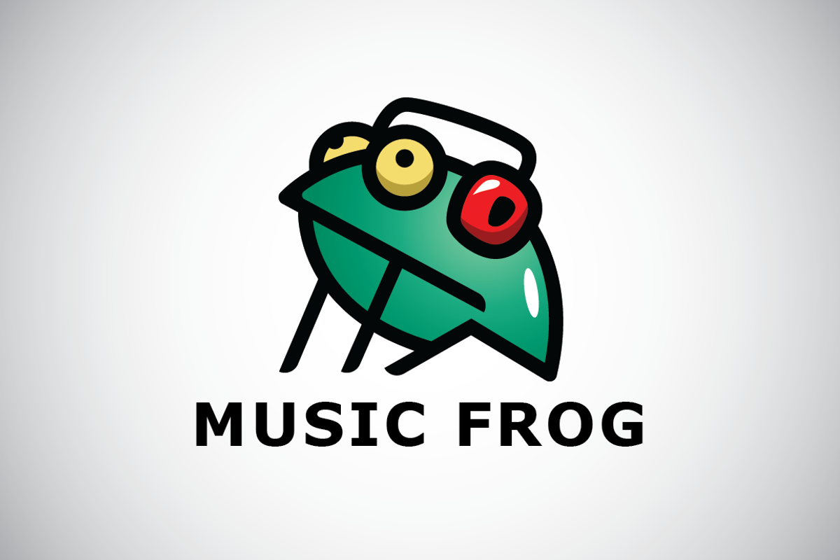 Music Frog Logo Template, a Branding & Logo Template by Heavtryq Design
