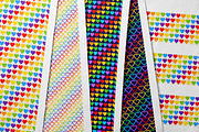 Rainbow Hearts Borders 01, a Pattern Graphic by Slanapotam (Thumbnail 2 of 2)