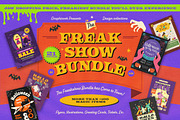 Freakshow Bundle, a Templates & Theme by graphicook (Thumbnail 1 of 14)