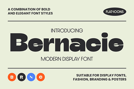 Bernacie – A Modern Display Font