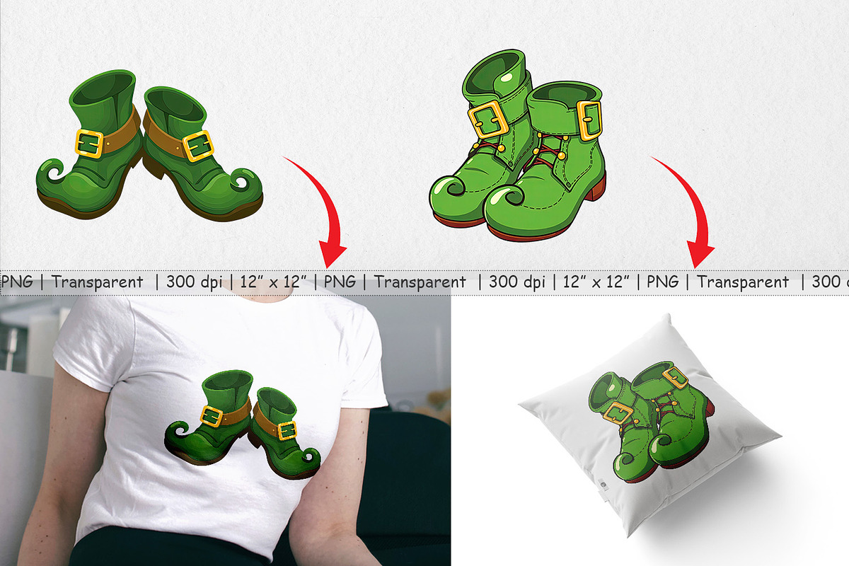 Leprechaun Shoes Clipart, a Graphic by Artnoy (Photo 3 of 5)
