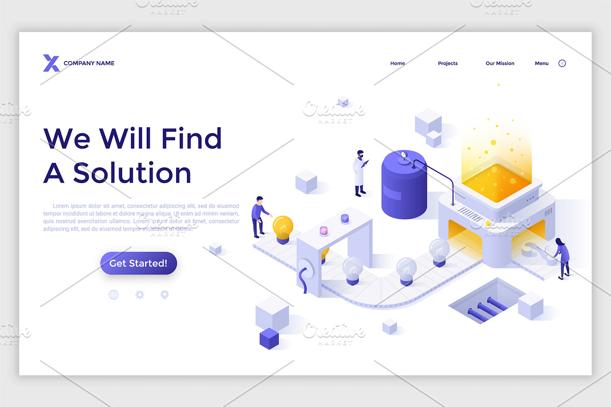 Isometric Solutions Mini. Part 16, a Templates & Theme by Andrew Kras Design (Photo 7 of 18)