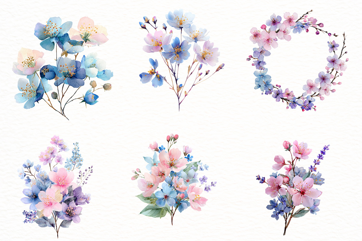 Spring Fairy Flower clipart, an Illustration by Designworld (Photo 3 of 7)
