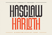 Hasclaw Harloth Highstem Font, a Sans Serif Font by Maulana Creative (Thumbnail 5 of 8)