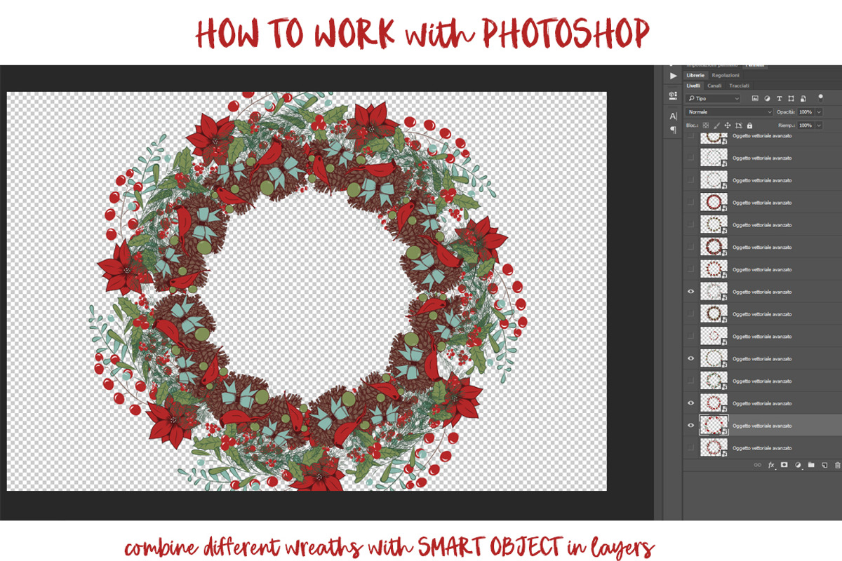Christmas wreath generator preview 3