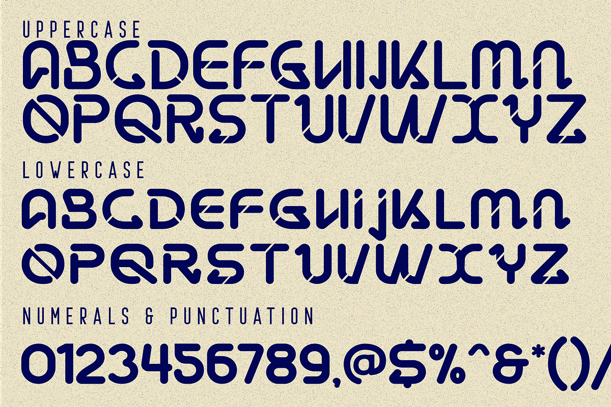 Natural Space - Futuristic Font, a Sans Serif Font by 177Studio (Photo 8 of 8)
