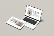 Laptop Screen Webiste Mockup, a Wearable Device Mockup by ZifaraDesign (Thumbnail 9 of 11)