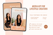 Media Kit for Lifestyle Creators, a Resume Template by The Little Lily Studio (Thumbnail 5 of 5)