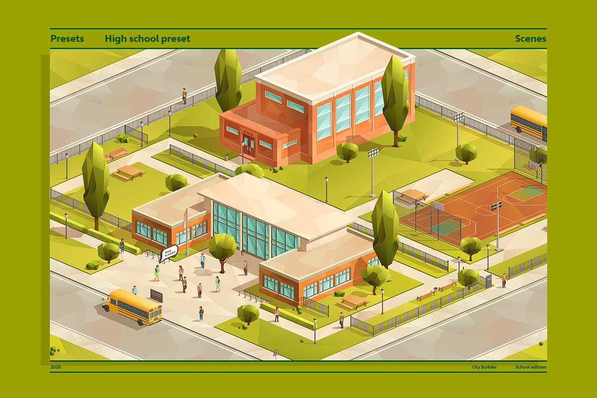 Schools City builder, an Education Illustration by blauananas (Photo 7 of 21)