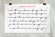 Anindhita - Script Signature Font, a Script Font by Flawless And Co (Thumbnail 9 of 10)
