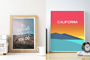 Poster Frame Mockup Set, a Print Template by Best Pixels™ (Thumbnail 2 of 7)