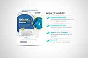 Leadership Development Canva Flyer, a Flyer Template by antyalias store (Thumbnail 3 of 5)