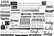 Procreate Stamp Brushes Words/Quotes, a Brush Add-On by Li Zamperini (Thumbnail 4 of 7)
