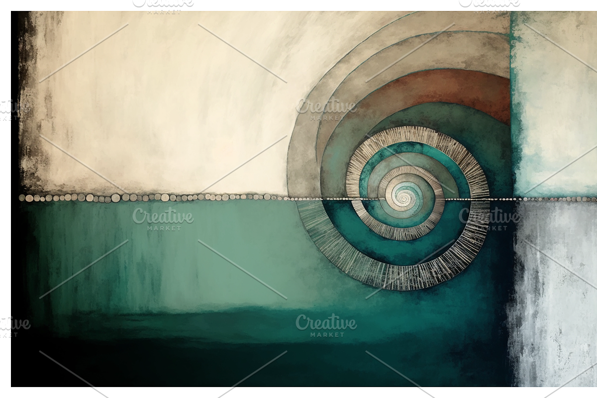 Baal Collection · Blue Spiral, a Texture Illustration by milatovar (Photo 6 of 16)
