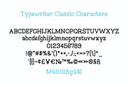 Typewriter Font, a Serif Font by Miss Tiina (Thumbnail 3 of 6)