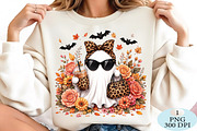 Chic Leopard Print Ghost PNG, a Seasonal Illustration by Daily.Designs (Thumbnail 2 of 5)