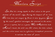 Whorlora Script, a Handwritten Font by Lilithcollageart (Thumbnail 5 of 11)