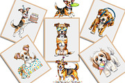 Quirky Dogs Sublimation Clipart, an Illustration by Creative Art (Thumbnail 6 of 10)