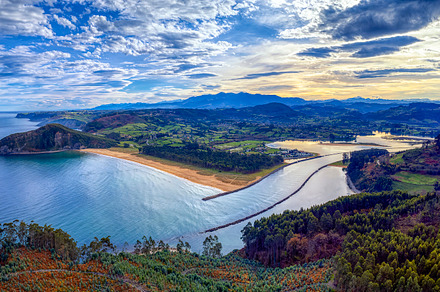 Rodiles beach in Asturias, Spain., a Nature Photo by CreativePhotoSpain