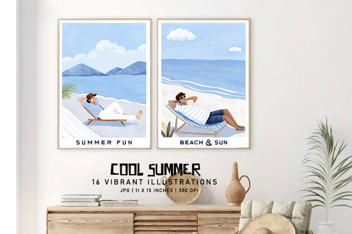 Cool Summer, a Decorative Illustration by Digital Art Creations (Photo 7 of 7)