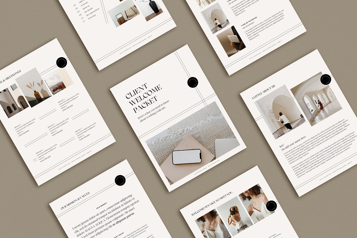 Client Welcome Packet | Onboarding, a Templates & Theme by Tiny Pine Creative (Photo 8 of 13)