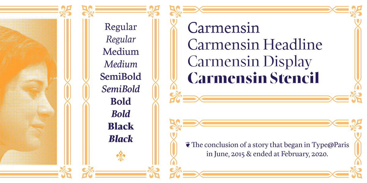 Carmensin, a Serif Font by Rafael Jordan (Photo 2 of 7)